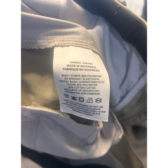 Nike Dri Fit Golf Pants Mens Size 36x30 Tan Khaki Stretch Fit Straight Leg Beige - Picture 4 of 7